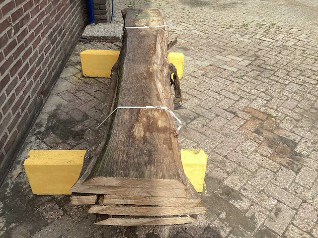 Iepen - 2022 gezaagd 300 x 460 x 2420 mm - schaaldeel (5x) - afbeelding 4 van  6