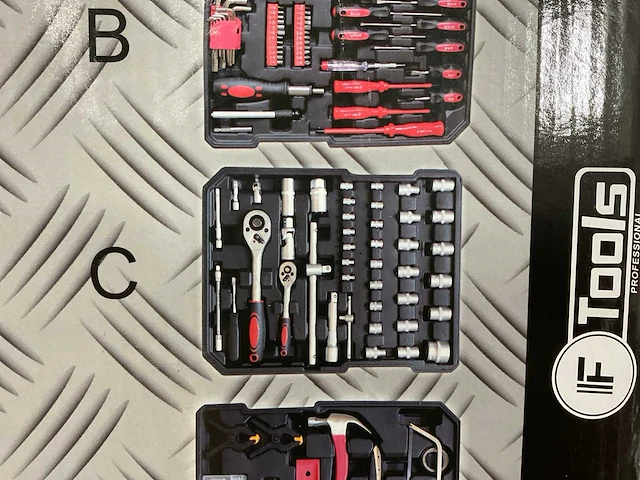 If tools gereedschaptrolley 599 delig - afbeelding 2 van  12