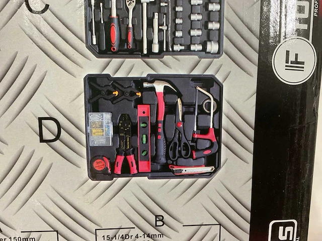 If tools gereedschaptrolley 599 delig - afbeelding 3 van  12