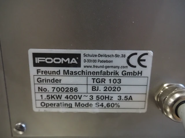 Ifooma / freund maschinenfabrik gmbh - afbeelding 4 van  15