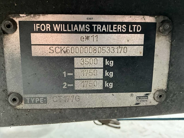 Ifor williams trailers ct177g auto ambulance - afbeelding 13 van  20