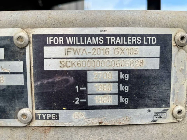 Ifor williams trailers gx105 aanhangwagen - afbeelding 4 van  13