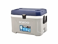 Igloo maxcold 54qt koelbox 51 liter kunststof asgrijs/blauw - afbeelding 1 van  5