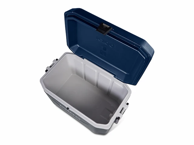 Igloo maxcold 54qt koelbox 51 liter kunststof asgrijs/blauw - afbeelding 3 van  5