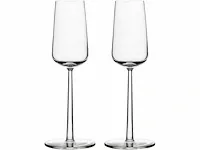 Iitala champagneglazen essence champagneglas - 21 cl - helder - 2 stuks (2x) - afbeelding 1 van  2