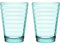 Iitala glazen aino aalto glas - 0,33 l - watergroen - 2 stuks (6x)