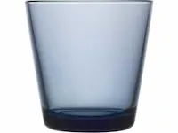 Iitala glazen kartio glas - 21 cl - regenblauw - 2 stuks (3x) - afbeelding 1 van  2