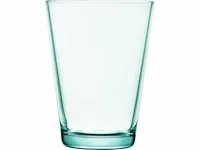 Iitala glazen kartio glas - 40 cl - watergroen - 2 stuks (3x) - afbeelding 1 van  2