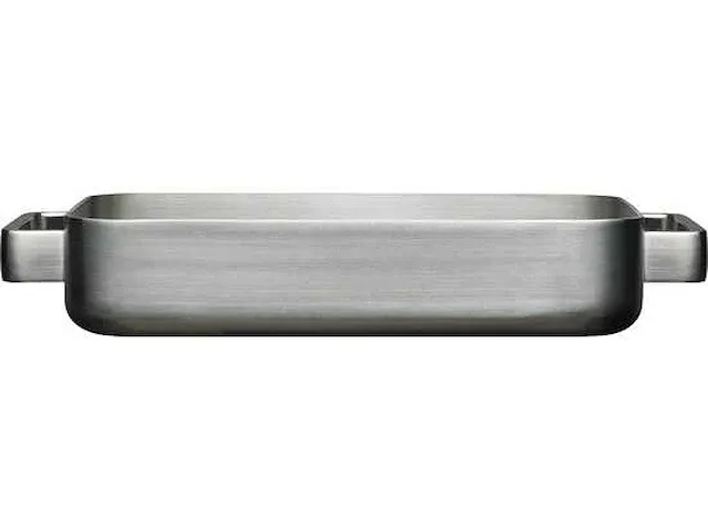 Iitala pan tools ovenpan klein - 36 x 24 x 6 cm - geborsteld roestvrij staal - afbeelding 1 van  2