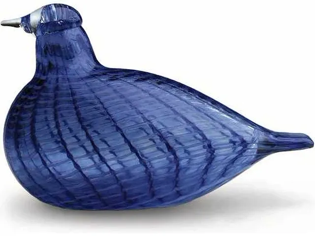 Iitala sculptuur birds by toikka blauwveer 120x85mm - afbeelding 1 van  2