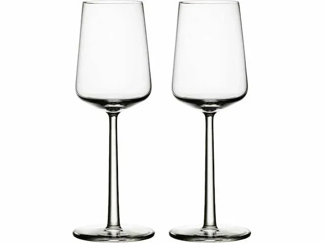 Iitala witte wijnglazen essence wit wijnglas - 33 cl - helder - 2 stuks (2x) - afbeelding 1 van  2