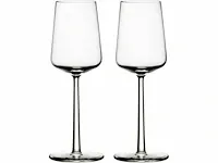 Iitala witte wijnglazen essence wit wijnglas - 33 cl - helder - 2 stuks (2x) - afbeelding 1 van  2