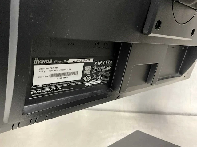 Iiyama - prplite b2483hs - monitor (11x) - afbeelding 6 van  6