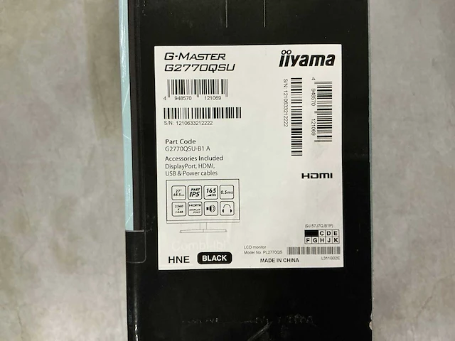 Iiyama g-master g2770qsu monitor - afbeelding 3 van  3