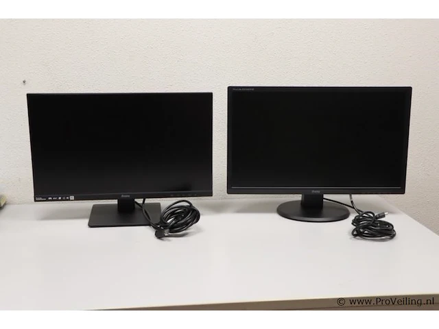 Iiyama ips monitor type prolite xu2493hs - 23,8" - 2 stuks - afbeelding 1 van  7