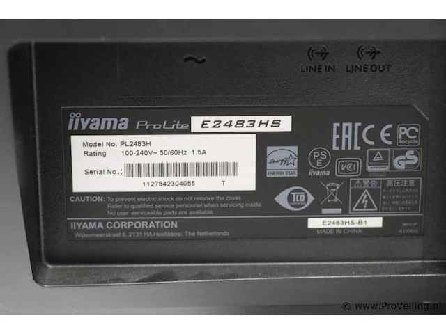 Iiyama ips monitor type prolite xu2493hs - 23,8" - 2 stuks - afbeelding 6 van  7