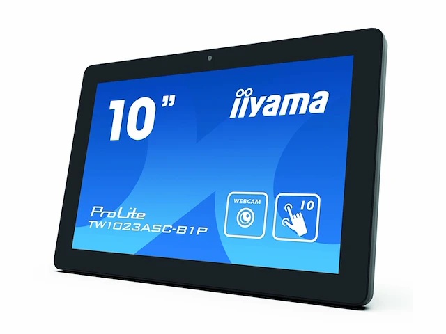 Iiyama prolite tw1023ascb1p touch screenmonitor 256 cm (10.1") 1280 x 800 pixels zwart - afbeelding 3 van  5