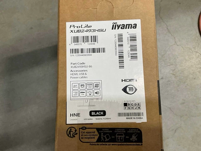 Iiyama prolite xub2493hsu monitor 24’’ - afbeelding 2 van  2