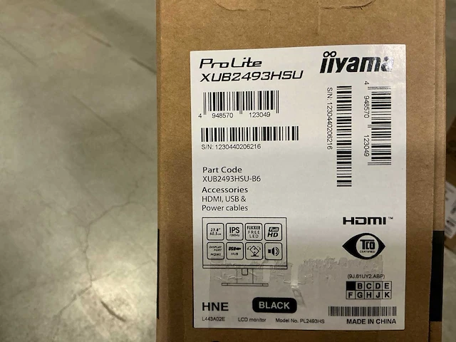 Iiyama prolite xub2493hsu monitor 24’’ - afbeelding 2 van  2