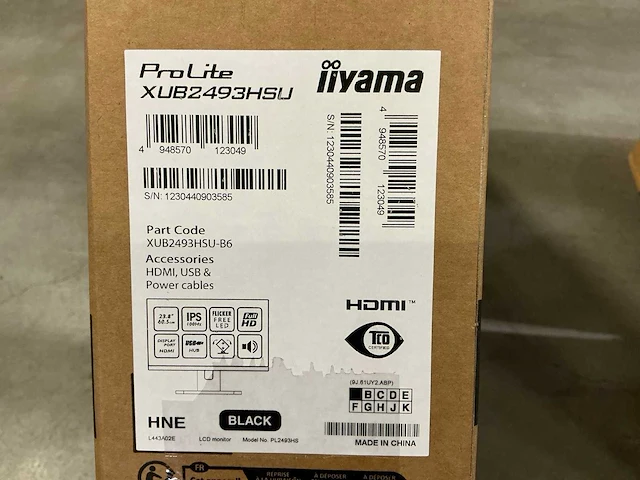 Iiyama prolite xub2493hsu monitor 24’’ - afbeelding 2 van  2
