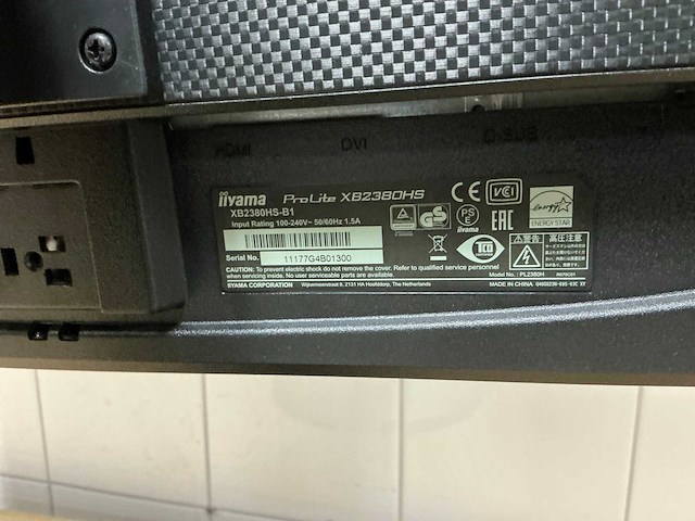 Iiyama xb2380hs monitor - afbeelding 5 van  5