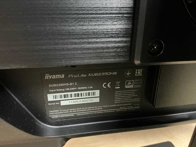 Iiyama xub2390hs monitor - afbeelding 3 van  4