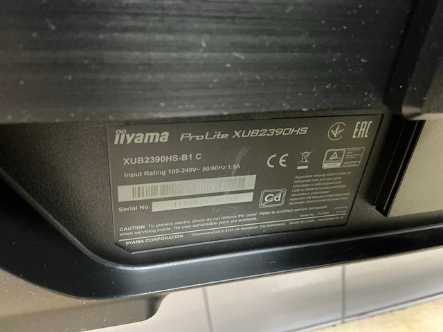 Iiyama xub2390hs monitor - afbeelding 3 van  4