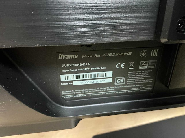 Iiyama xub2390hs monitor - afbeelding 3 van  5