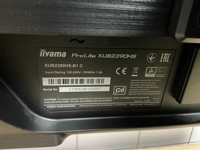 Iiyama xub2390hs monitor - afbeelding 3 van  3