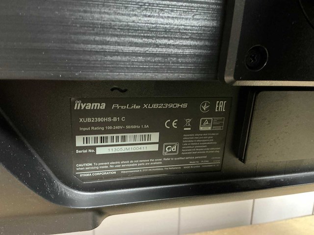 Iiyama xub2390hs monitor - afbeelding 3 van  4