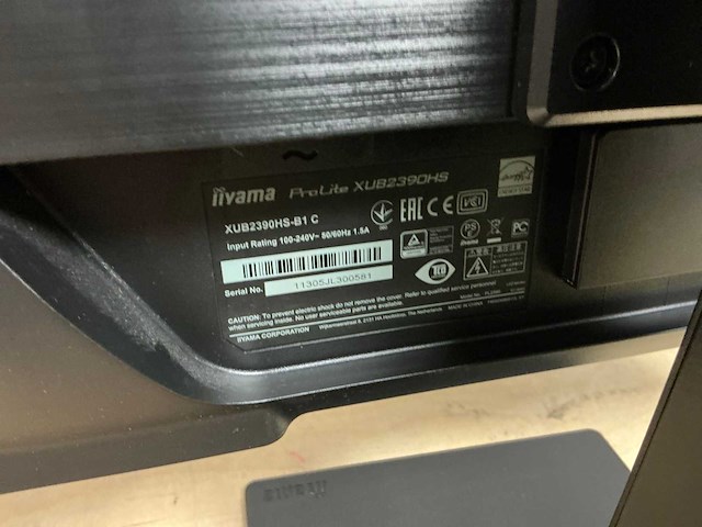 Iiyama xub2390hs monitor - afbeelding 3 van  4