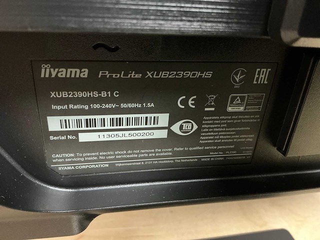 Iiyama xub2390hs monitor - afbeelding 3 van  4
