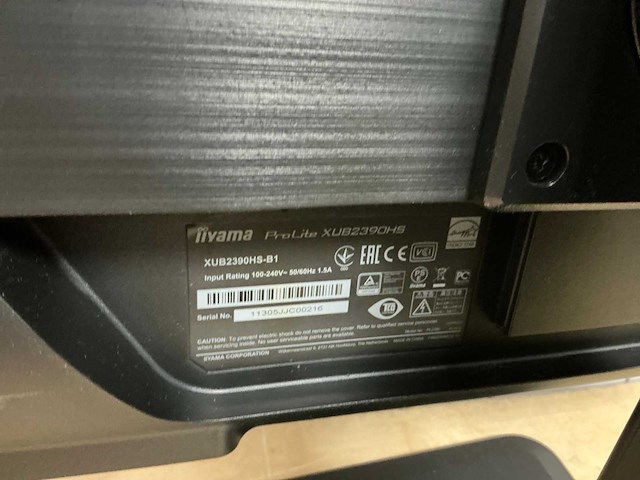 Iiyama xub2390hs monitor - afbeelding 3 van  4