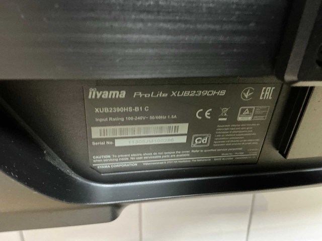 Iiyama xub2390hs monitor - afbeelding 3 van  4