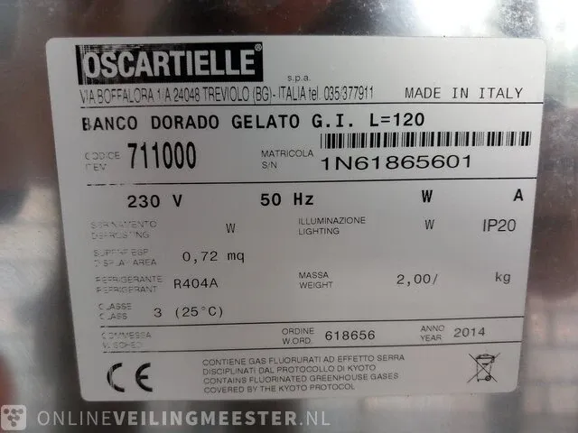 Ijs vriezer oscartielle, 711000 - afbeelding 6 van  14