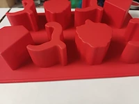 Ijsblokjes maker rood 20 stuks - afbeelding 7 van  7