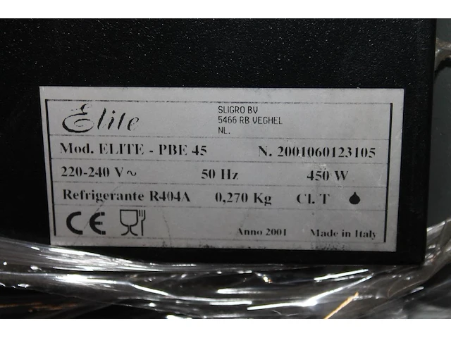 Ijsblokjesmachine elite bbe45. afmeting 50 x 58 x 78 cm. - afbeelding 2 van  2