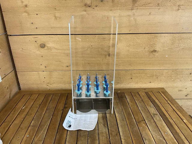 Ijshoorntjes houder rvs/plexiglas - afbeelding 1 van  9