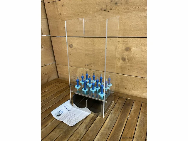 Ijshoorntjes houder rvs/plexiglas - afbeelding 2 van  9