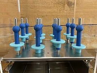 Ijshoorntjes houder rvs/plexiglas - afbeelding 4 van  9