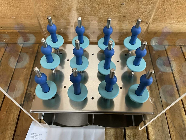 Ijshoorntjes houder rvs/plexiglas - afbeelding 5 van  9