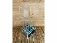 Ijshoorntjes houder rvs/plexiglas - afbeelding 7 van  9