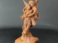 Ijzeren beeld cupido en psyche - afbeelding 1 van  5