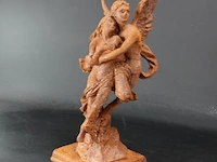 Ijzeren beeld cupido en psyche - afbeelding 2 van  5