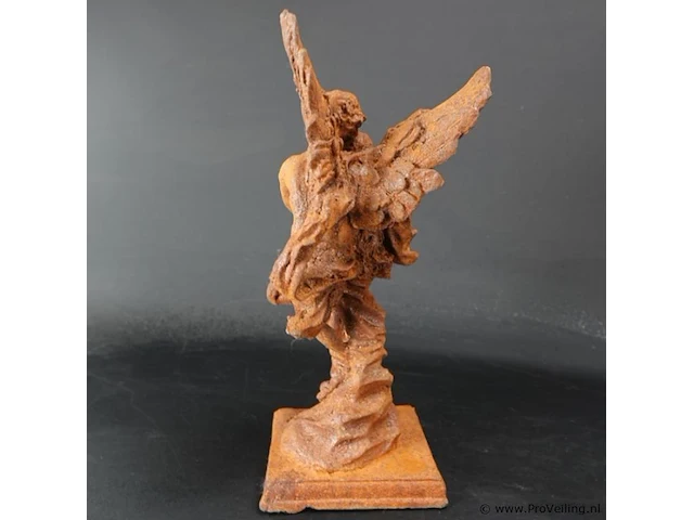Ijzeren beeld cupido en psyche - afbeelding 4 van  5