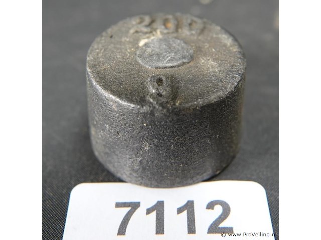 Ijzeren gewicht - afbeelding 1 van  3