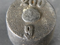 Ijzeren gewicht - afbeelding 2 van  3