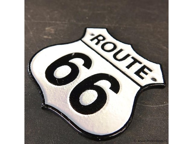 Ijzeren schild route 66 - afbeelding 3 van  5
