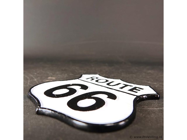 Ijzeren schild route 66 - afbeelding 4 van  5