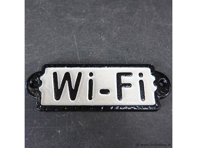 Ijzeren schild wi-fi - afbeelding 4 van  5